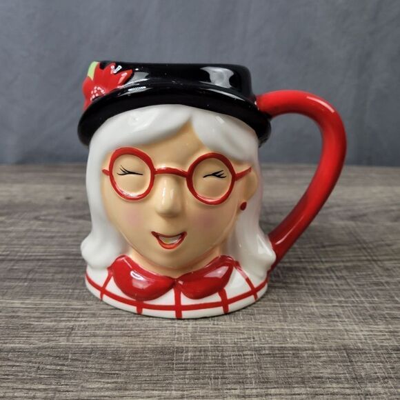 Threshold Mrs. Claus 3D Ceramic Christmas Mug - Picture 1 of 7